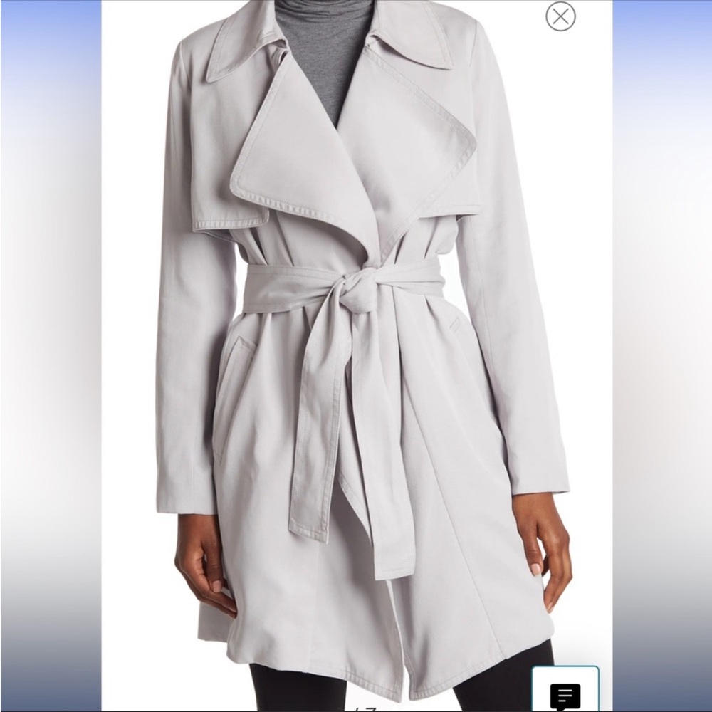 Club Monaco Light Gray Trench Coat
